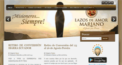 Desktop Screenshot of lazosdeamormariano.net