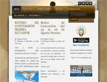 Tablet Screenshot of lazosdeamormariano.net